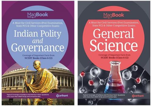Combo Of Magbook Indian Polity Governance & Magbook General Science Set of 2 Books