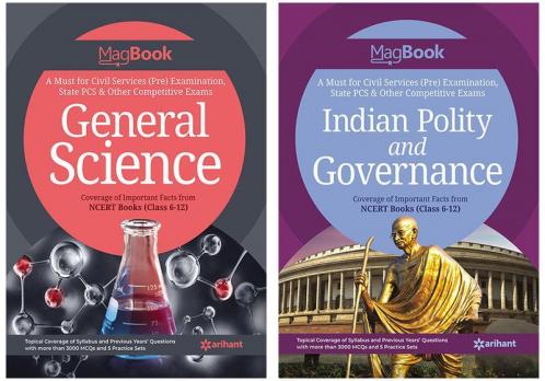 Combo Of Magbook General Science & Magbook Indian Polity Governance Set of 2 Books