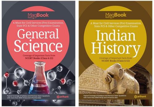 Combo Of Magbook General Science & Magbook Indian History Set of 2 Books