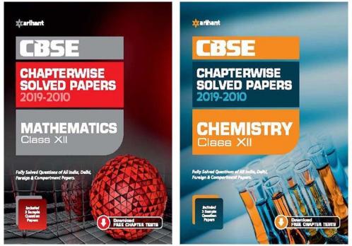 Combo Of CBSE Chapterwise Mathematics 12th & CBSE Chapterwise Chemistry 12th Set of 2 Books