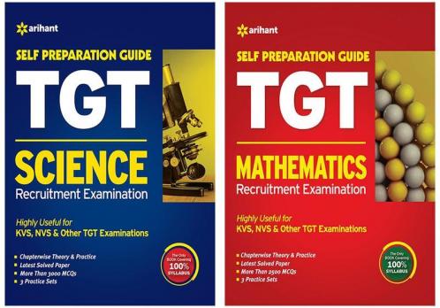 Combo Of 49011020Tgt Guide Science Recruitment & TGT Guide Mathematics Recruitment Examination Set of 2 Books