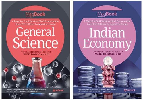 Combo Of Magbook General Science & Magbook Indian Economy (E) Set of 2 Books