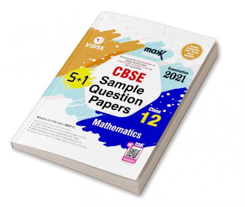 MaxxMarks CBSE Question Sample Paper Mathmatice Class 12 (For 2021 Exams)