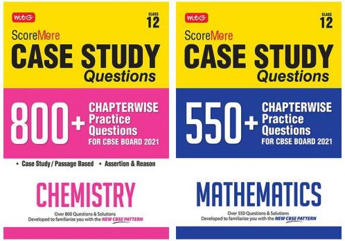 Score More Case Study Chapter wise Practice Questions Chemistry and Maths Class-12