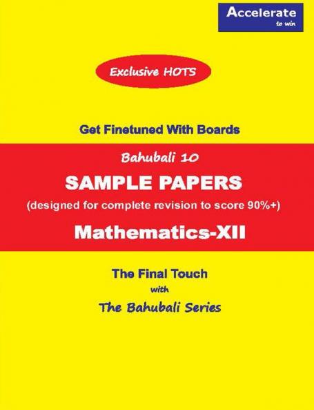 Sample Papers - XII Mathematics