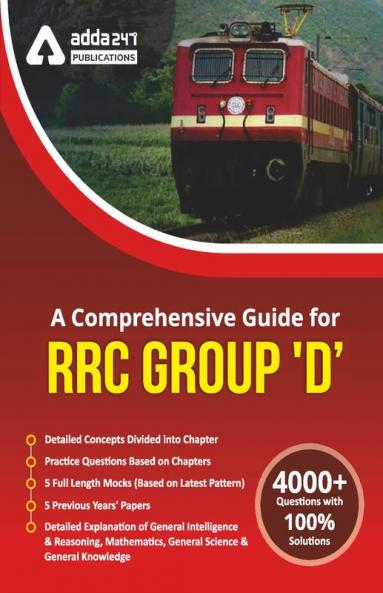 A Comprehensive Guide for RRC Group D (English Printed Edition)