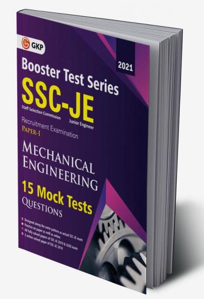 SSC 2021 : Booster Test Series - JE Paper 1 - Mechanical Engineering - 15 Mock Tests (includes 2019-2020 papers)_Part 1
