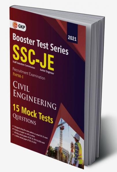 SSC 2021 : Booster Test Series - JE Paper 1 -  Civil Engineering - 15 Mock Tests (includes 2019-2020 papers)_Part 1