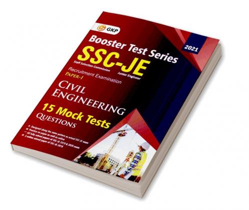 SSC 2021 : Booster Test Series - JE Paper 1 -  Civil Engineering - 15 Mock Tests (includes 2019-2020 papers)_Part 1