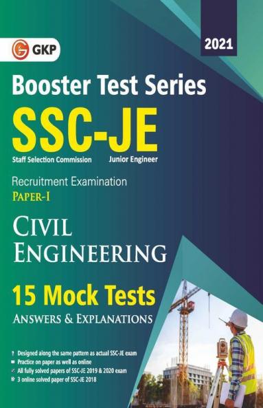 SSC 2021 : Booster Test Series - JE Paper 1 -  Civil Engineering - 15 Mock Tests (includes 2019-2020 papers)_Part 2