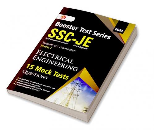 SSC 2021 : Booster Test Series - JE Paper 1 -  Electrical Engineering - 15 Mock Tests (includes 2019-2020 papers)_Part 1