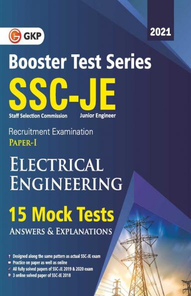 SSC 2021 : Booster Test Series - JE Paper 1 -  Electrical Engineering - 15 Mock Tests (includes 2019-2020 papers)_Part 2