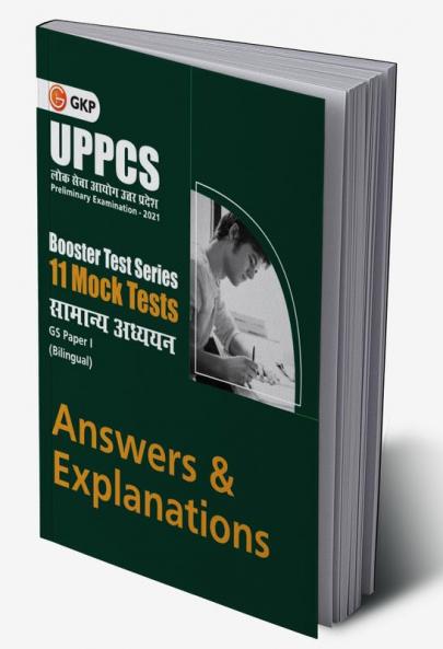 Booster Test Series - UPPCS General Studies Paper I - 11 Mock Tests (Questions Answers & Explanations)    Part 2