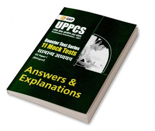 Booster Test Series - UPPCS General Studies Paper I - 11 Mock Tests (Questions Answers & Explanations)    Part 2