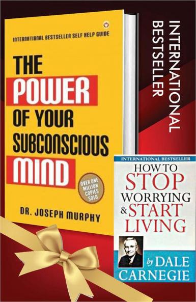 World’s Best Inspirational Books to Change Your Life in English - How to Stop Worrying & Start Living + The Power Of Your Subconscious Mind ( Set of 2 Books)