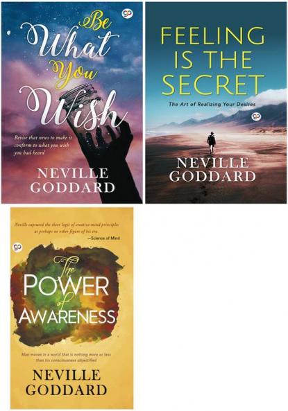 Neville Goddard Deluxe Combo(Be What You Wish+Feeling is the Secret+The Power of Awareness)