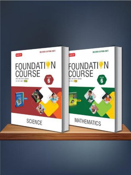 Foundation Course For Class-6 :NEET / JEE / IMO / OLYMPAID / NTSE / KVPY ( Science + Mathematics ) Set Of 2 Books
