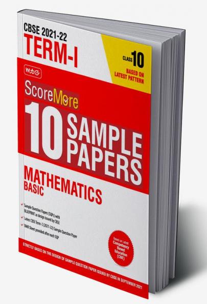 Class 10-Score More 10 Sample Papers Term 1 Mathematics Basic