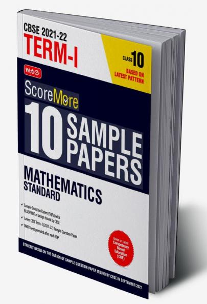 Class 10-Score More 10 Sample Papers Term 1 Mathematics Standard