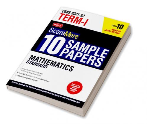Class 10-Score More 10 Sample Papers Term 1 Mathematics Standard