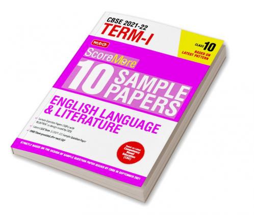Class 10-Score More 10 Sample Papers Term 1 English Lang & Literature