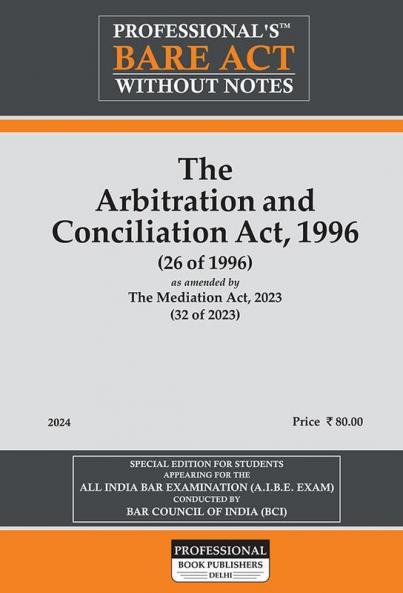 The Arbitration and Conciliation Act 1996