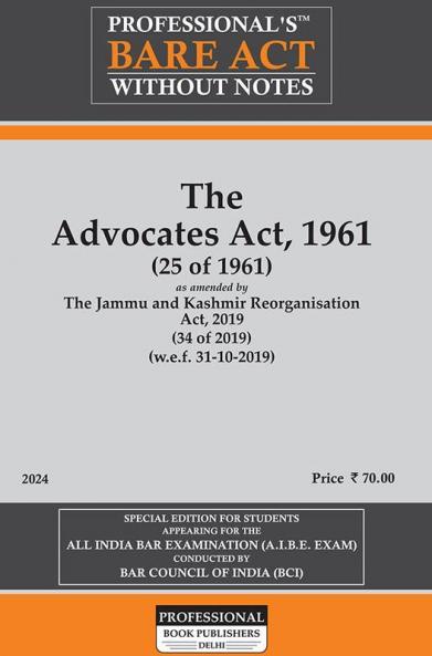 The Advocates Act 1961
