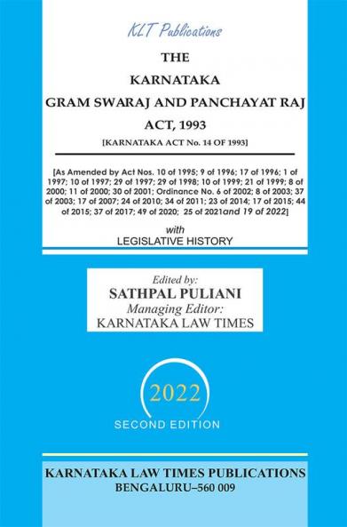 Karnataka Gram Swaraj & Panchayat Raj Act1993