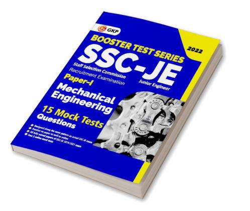 SSC 2022 : Booster Test Series - JE Paper I - Mechanical Engineering - 15 Mock Tests (includes 2019-2021 papers) Questions