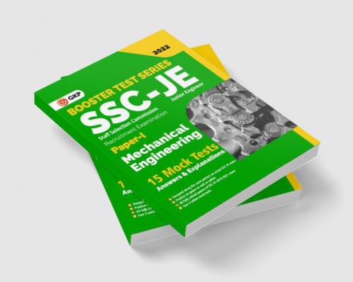 SSC 2022: Booster Test Series - JE Paper I - Mechanical Engineering - 15 Mock Tests