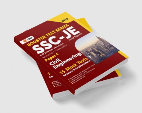 SSC 2022: Booster Test Series - JE Paper 1 - Civil Engineering - 15 Mock Tests (Answers)