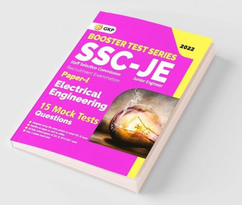SSC 2022 : Booster Test Series - JE Paper I - Electrical Engineering - 15 Mock Tests (includes 2019-2021 papers) Questions