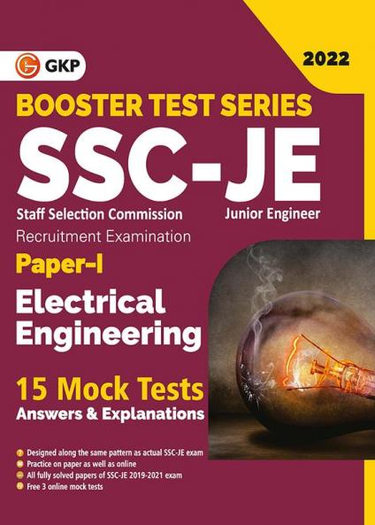 SSC 2022: Booster Test Series - JE Paper 1 - Electrical Engineering - 15 Mock Tests (Answers)