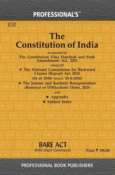 Constitution of India as amended by Constitution (One Hundred and Sixth Amendment) Act 2023