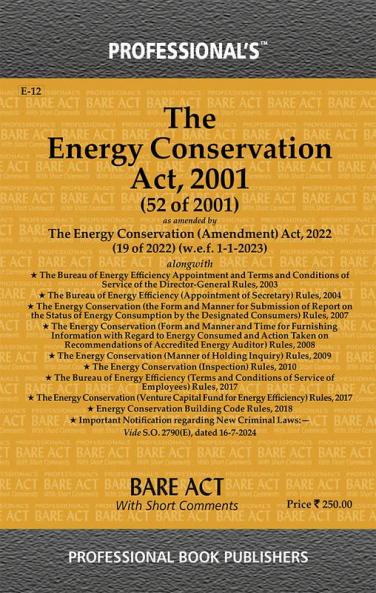 Energy Conservation Act 2001 as amended by Jammu and Kashmir Reorganisation Act 2019