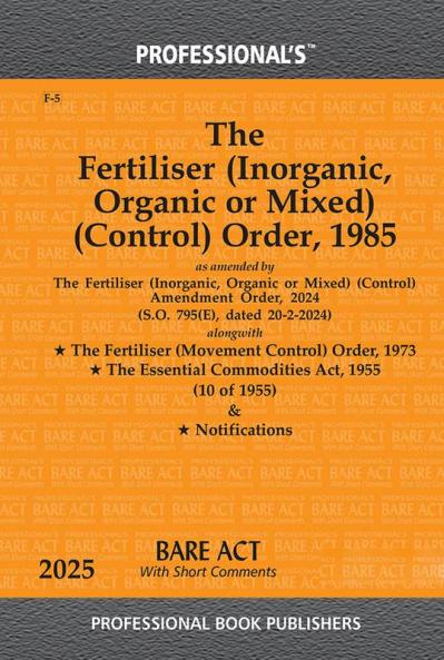 Fertiliser (Inorganic Organic or Mixed) (Control) Order 1985