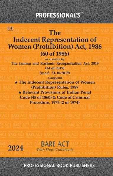 Indecent Representation of Women (Prohibition) Act 1986 as amended by Jammu and Kashmir Reorganisation Act 2019