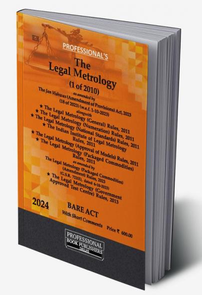 Legal Metrology Act 2009 alongwith Rules