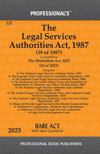 Legal Services Authorities Act 1987 as amended by Mediation Act 2023
