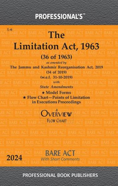 Limitation Act 1963 as amended by Jammu and Kashmir Reorganisation Act 2019