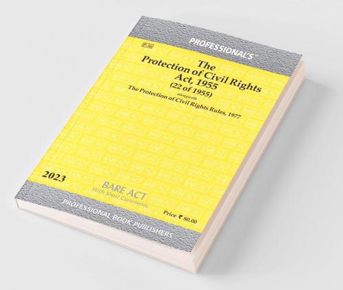 Protection of Civil Rights Act 1955 Alongwith Protection of Civil Rights Rules 1977