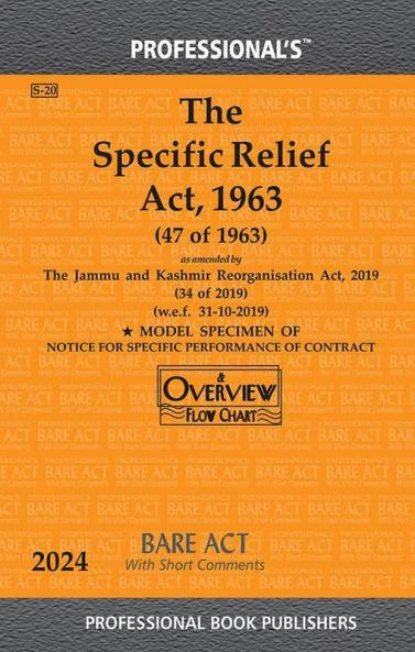 Specific Relief Act 1963 as amended by Jammu and Kashmir Reorganisation Act 2019 MODEL SPECIMEN OF NOTICE FOR SPECIFIC PERFORMANCE OF CONTRACT