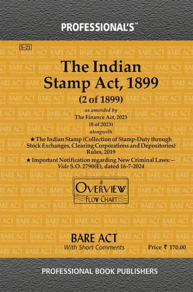 Indian Stamp Act 1899 as amended by Finance Act 2023