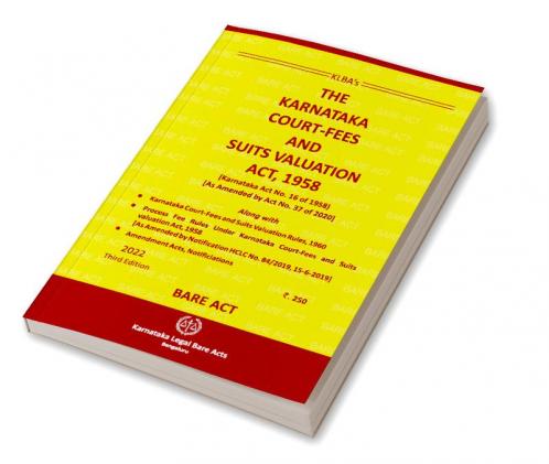 THE KARNATAKA COURT FEES &SUIT VALUATION ACT1958