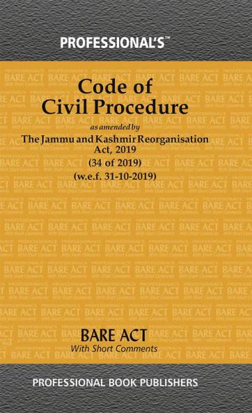 Code of Civil Procedure as amended by Jammu and Kashmir Reorganisation