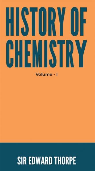 History of Chemistry (Vol 1)