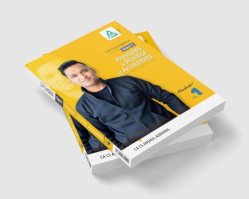 CA Foundation Paper-1 Principles & Practise of Accounting New Course Classbook by CA CS Anshul Agrawal