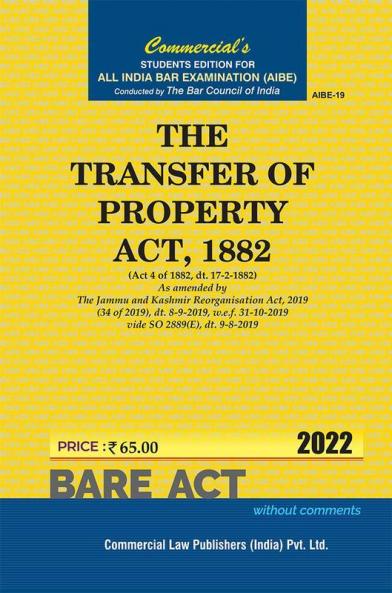 Transfer of Property Act 1882