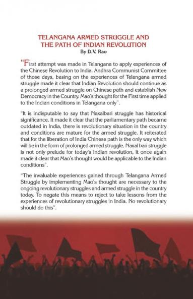 TELANGANA ARMED STRUGGLE AND THE PATH OF INDIAN REVOLUTION