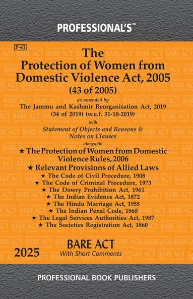 Protection of Women from Domestic Violence Act 2005 as amended by Jammu and Kashmir Reorganisation Act 2019